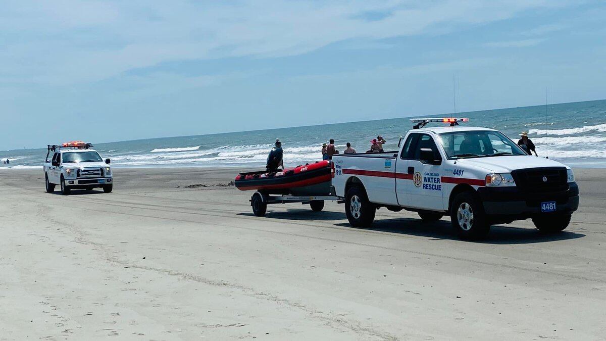 Oak Island Water Rescue received more than half a dozen water rescue calls Sunday afternoon.