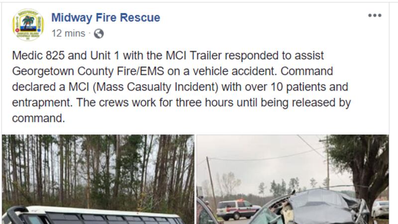 Williamsburg County Transit bus crash
