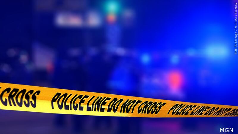 File photo of crime tape and police lights.