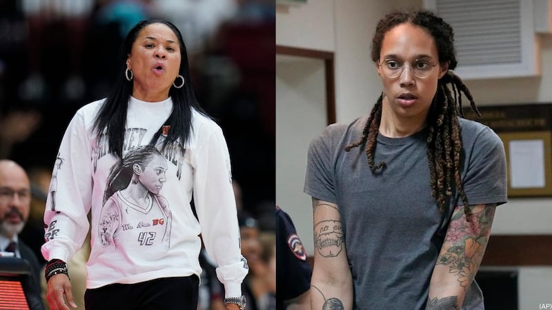 Dawn Staley and Brittney Griner