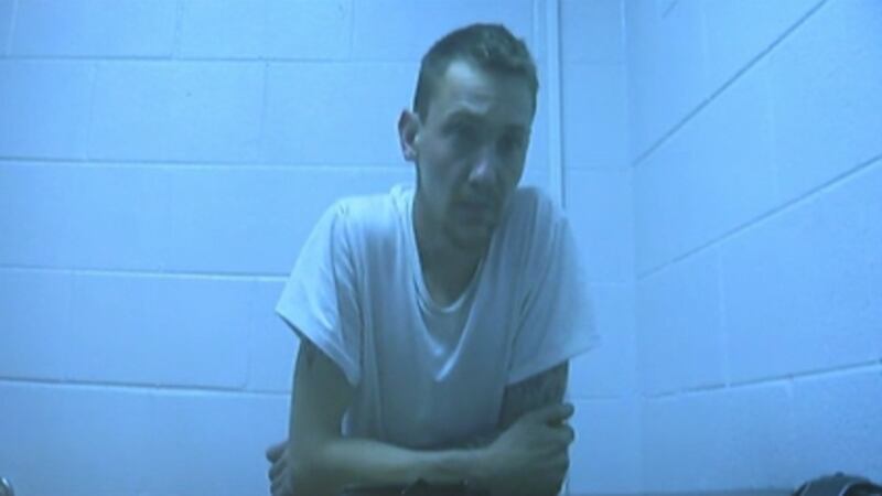 Adam Lawless appears in bond court in 2018.