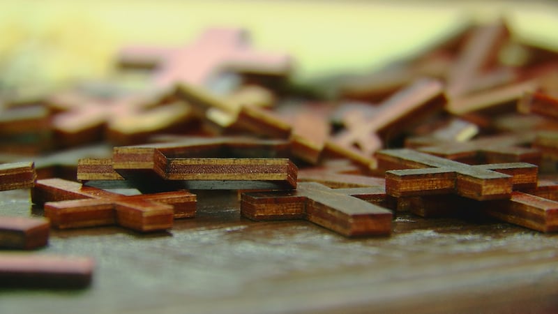 Fourth and Main on Laurel owner Laura shares her crosses before hiding them in her furniture...