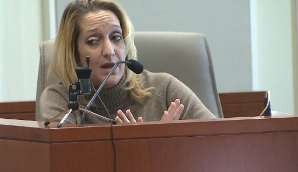 Lisa Britt describes how she went around and got people to fill out absentee ballot request...