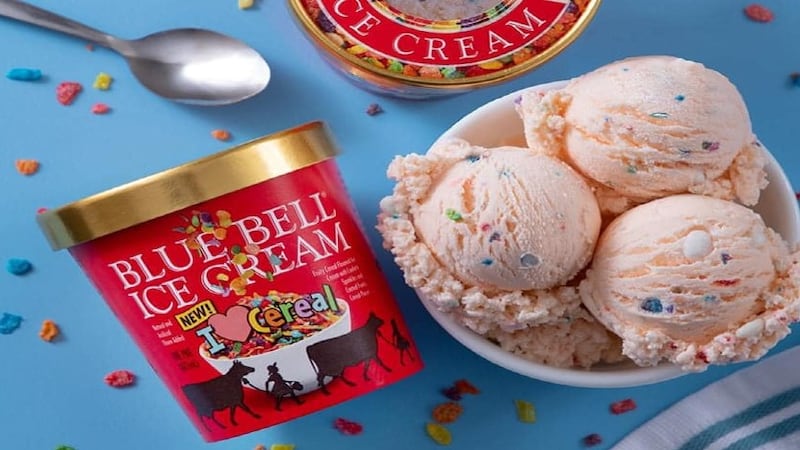 Blue Bell has released a new ice cream flavor that's described as ice cream with a flavor of...