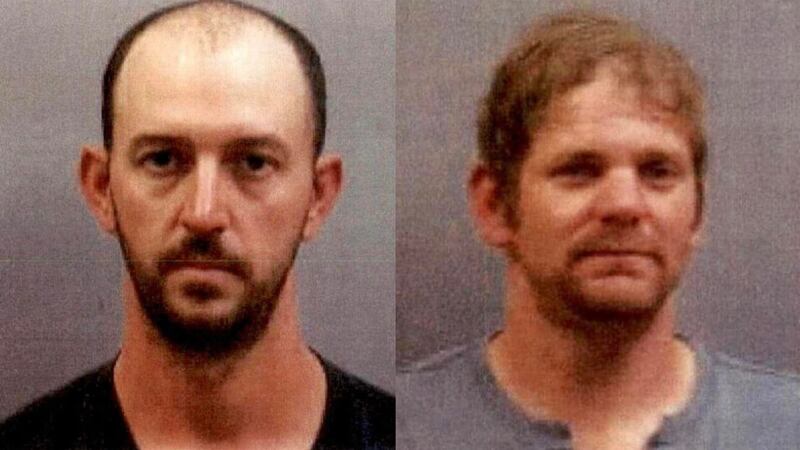 Richard Owensby (left), 29, and Kipp Tyner (right), 30, are each facing 17 counts of larceny...