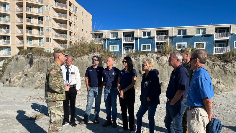 North Myrtle Beach city leaders met with the Army Corps of Engineers on Sunday morning to...