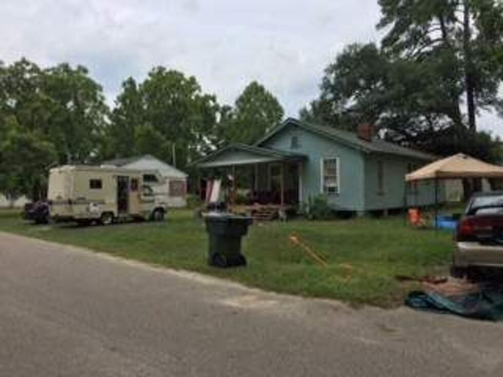 The scene of the shooting in Conway. Source: Mandy Noell