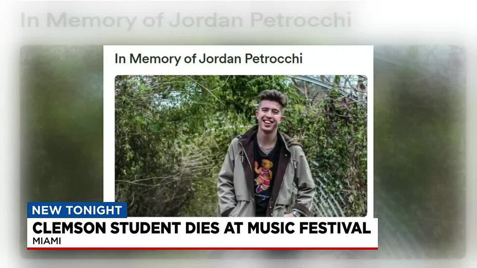 Clemson student Jordan Petrocchi, 23
