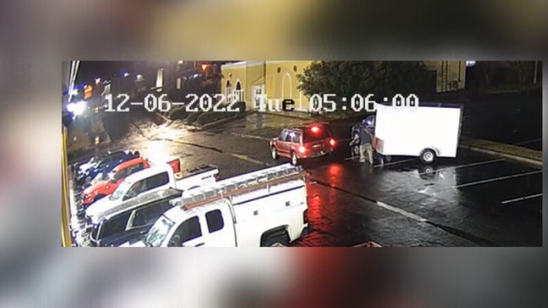 Orangeburg investigators are searching for a vehicle in connection with recent trailer thefts.
