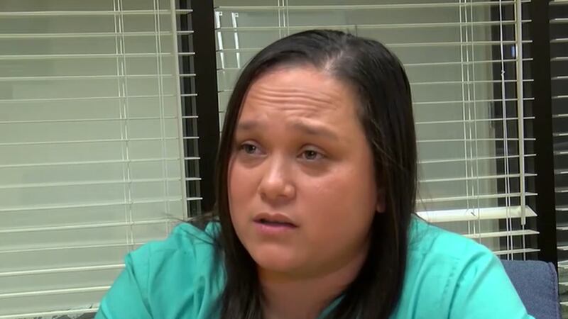 A nurse in Kentucky gave a patient in need the shoes off her own feet.