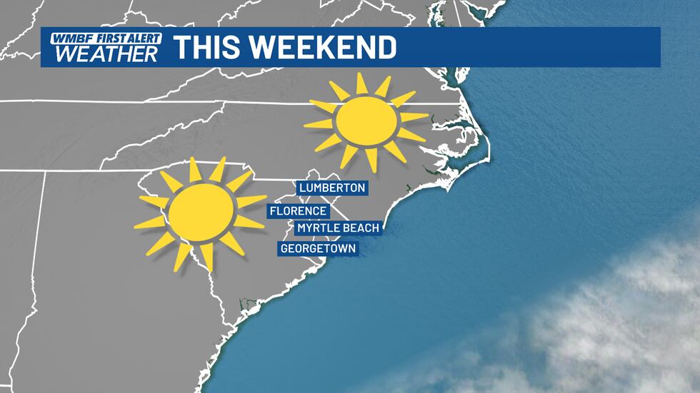 Sunshine is back this weekend