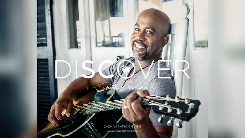 Darius Rucker has been named the South Carolina Tourism Ambassador for 2020