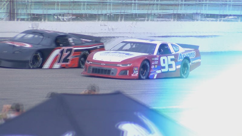 The last Sun Fun 101 at Myrtle Beach Speedway.  Sam Yarbrough races in the 95 late model stock...