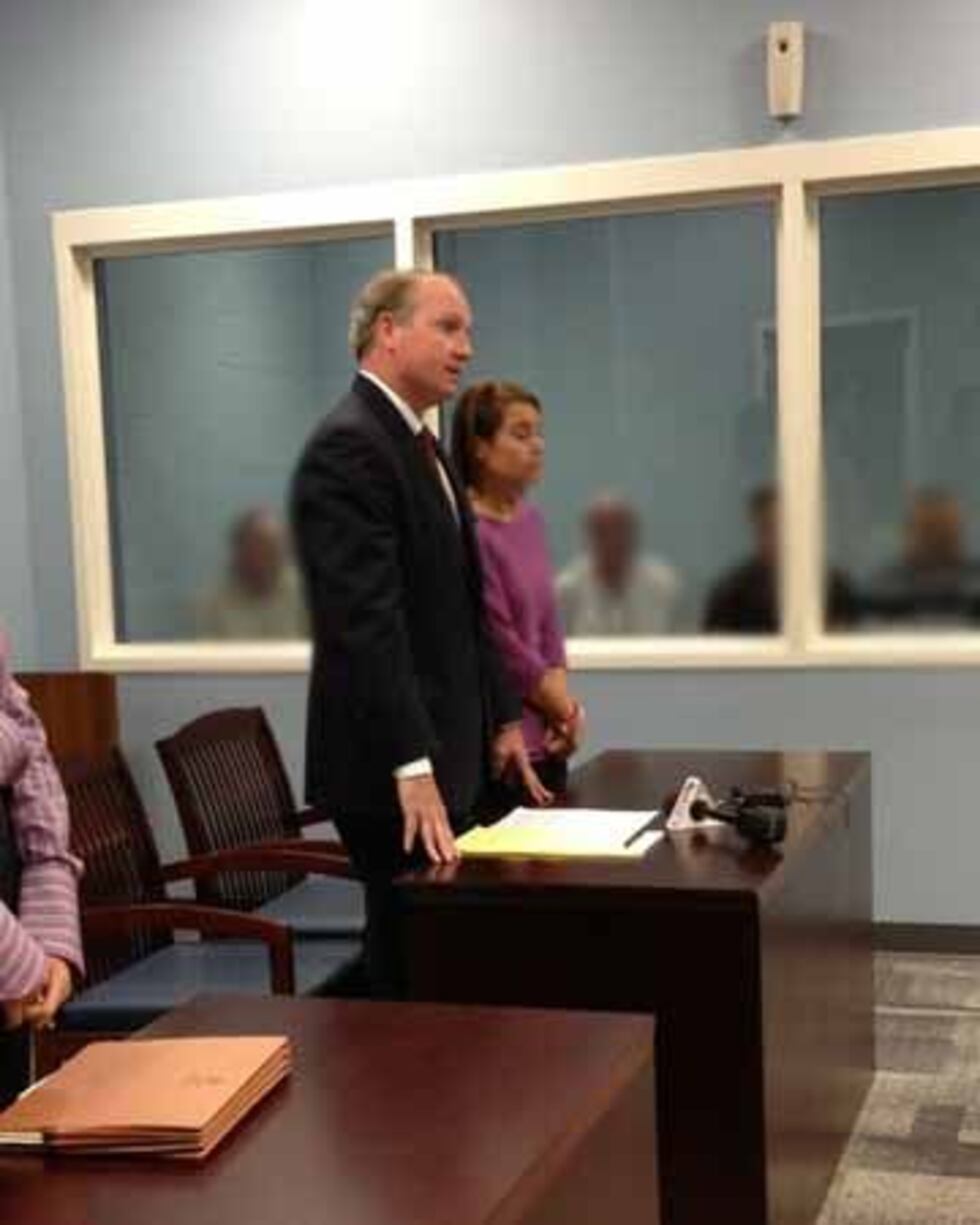 Hope during a bond hearing in Horry Co. Thursday (Source: WMBF News Reporter Mark Meredith)