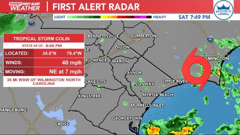 Tropical Storm Colin Update