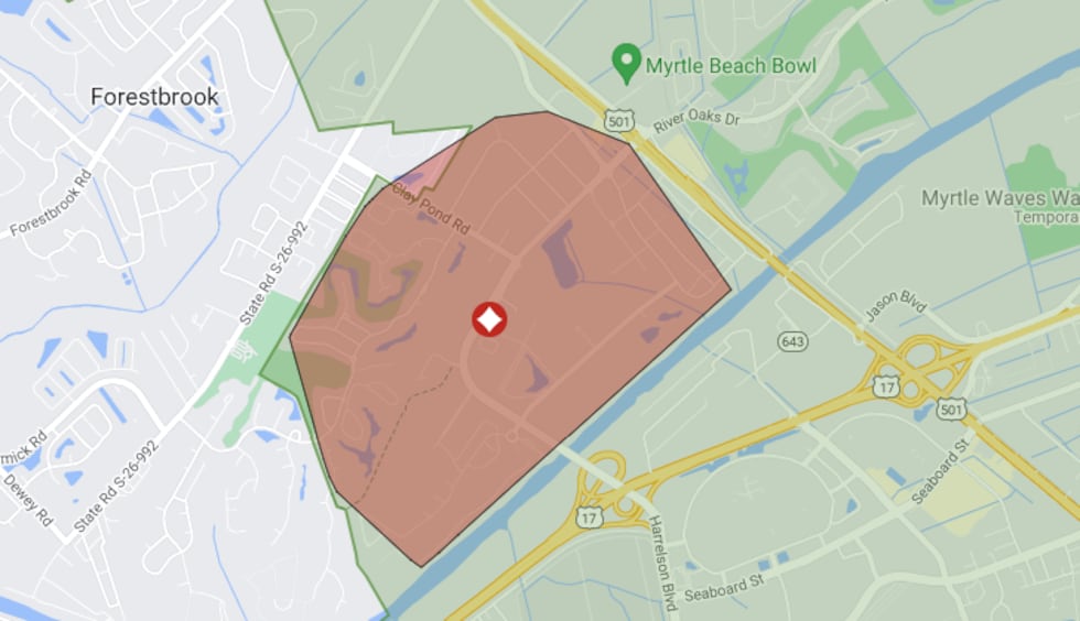 Santee Cooper outage map