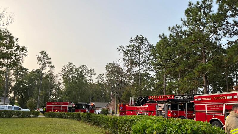 Crews were called out at 7:12 a.m. to the 7000 block of Sandy Pines Lane.