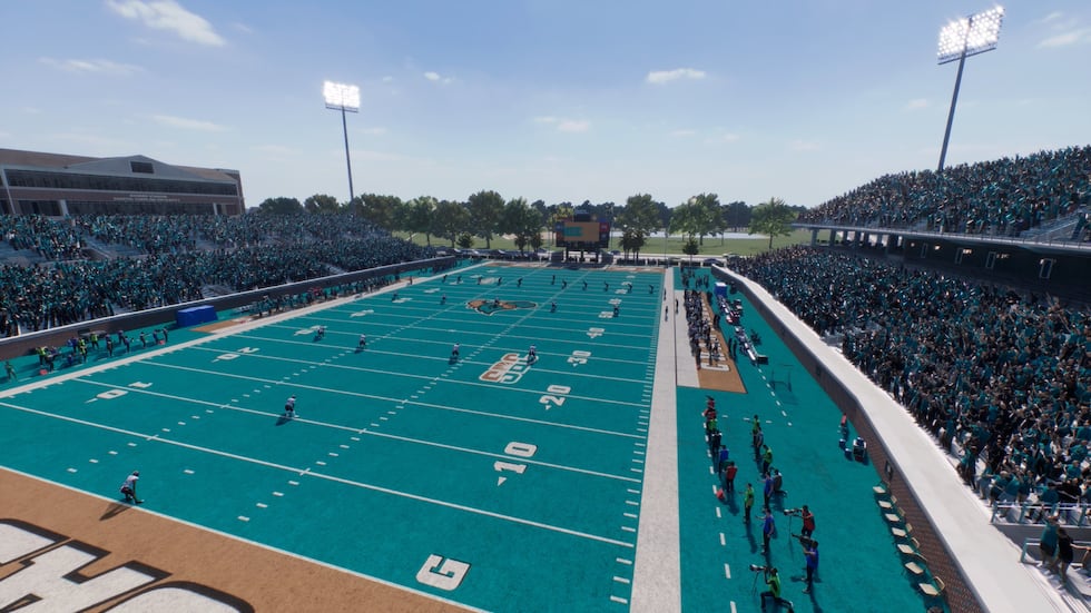 Coastal Carolina's Brooks Stadium in EA Sports College Football 25