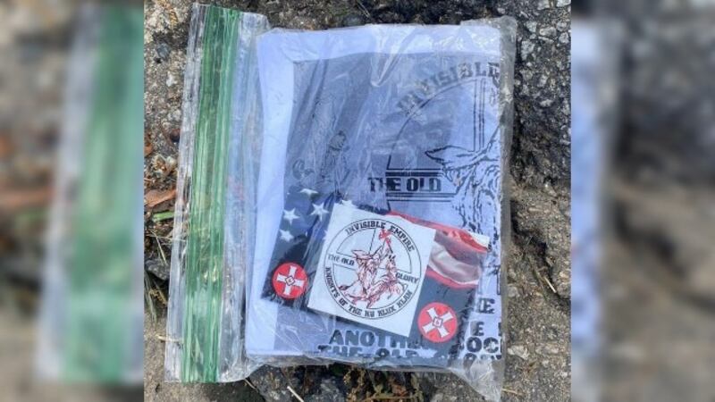 Flyers that were said to be from the KKK were discovered in a northwest Atlanta neighborhood.