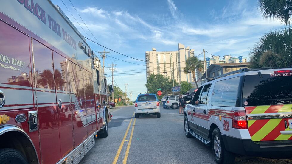 Emergency crews responded to a possible drowning at the Sand Dollar Motel in Myrtle Beach