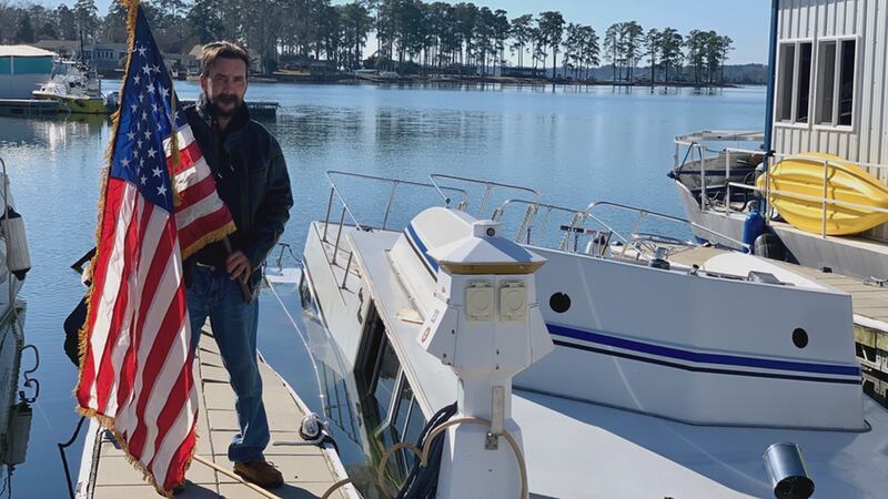 Robert Simpson, 49, served seven years in the United States Navy as a welder and was part of...