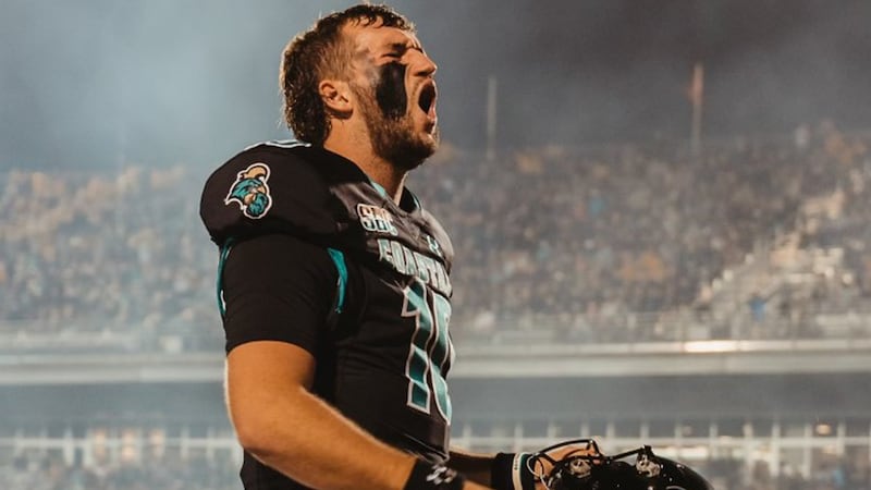 Grayson McCall helped lead Coastal Carolina to a win over Appalachian State on Thursday