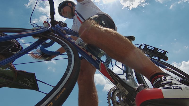 Mike Wolfe gets ready for one of his last Myrtle Beach training days.  He starts his 39 day...