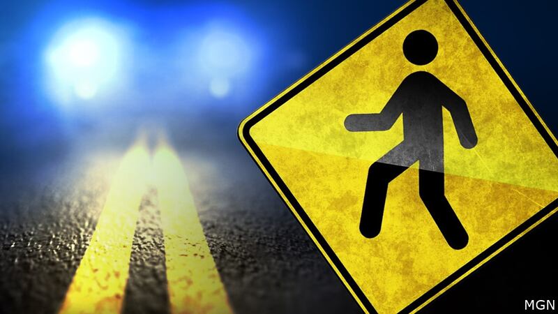 Female passes away after vehicle versus pedestrian crash