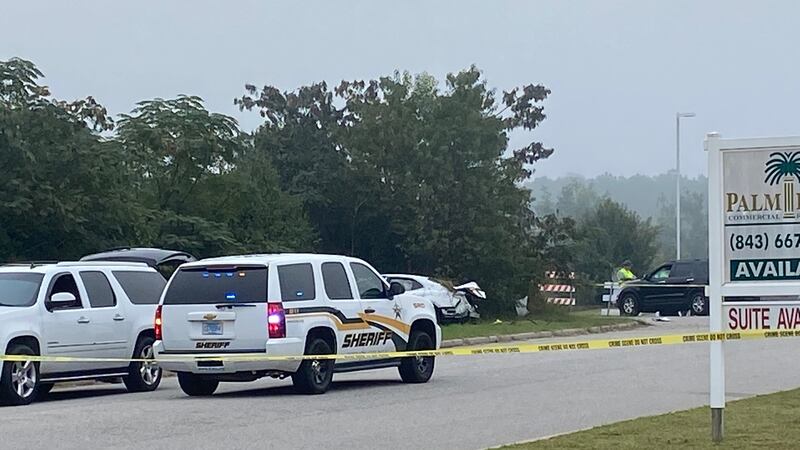 An investigation is underway after a vehicle ended up in a pond during a police pursuit in...