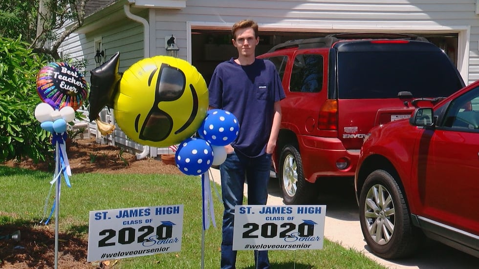 Graduating from St. James High School