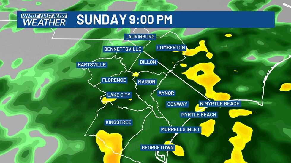 Showers at times through tonight.