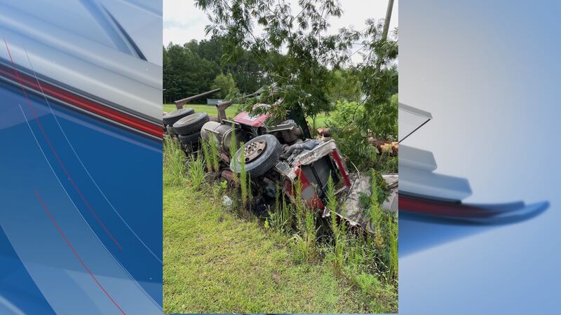 A crash involving a log truck has forced a road closure Wednesday morning in the Conway area.
