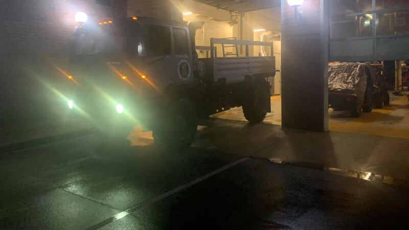 North Myrtle Beach Fire Rescue has sent out both of its highwater rescue vehicles to help...